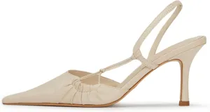AMINUGAL Pointed Closed Toe Stiletto High Heels - Sexy, Comfortable Slingback Dance Stripper Prom Sandal Heels Pumps for Women