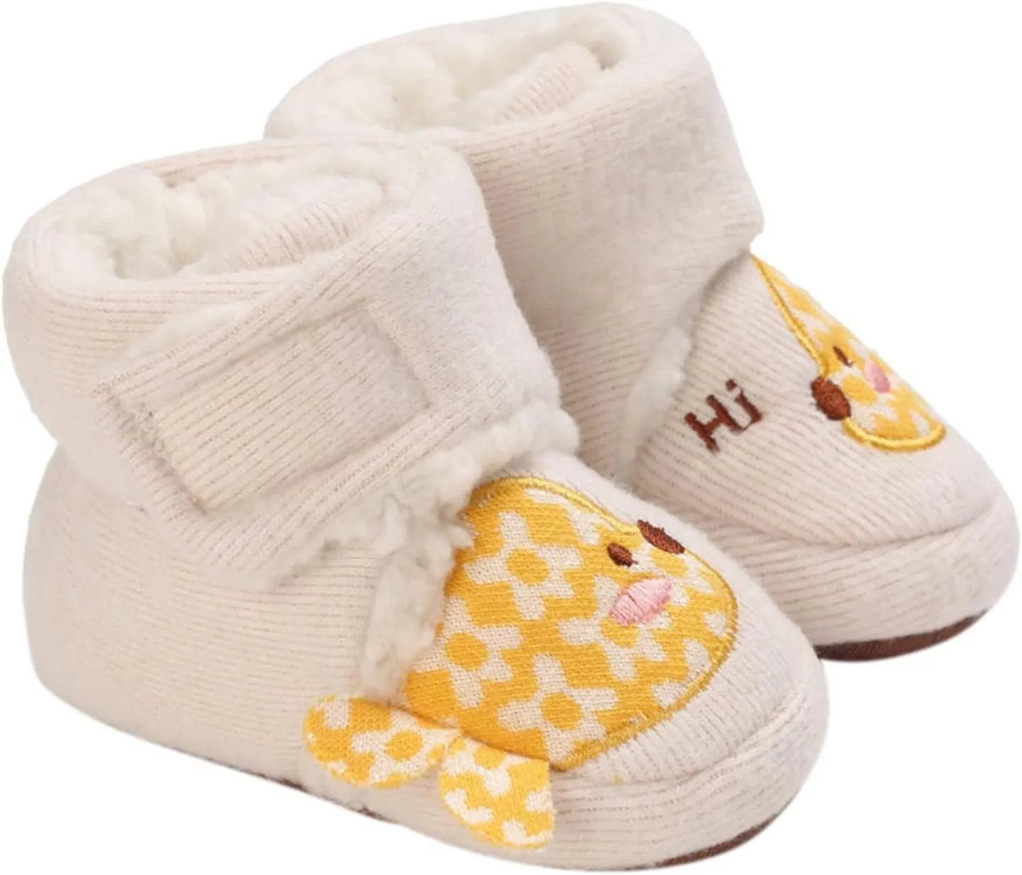 Baby Girls And Boys Warm Shoes Soft Booties Comfortable Boots Infant Toddler Fish Pattern Print Shoes Infant