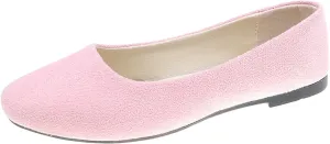 Ballet Flats Shoes for Women Women's Dress Pointed Toe Flats Comfortable Slip-On Casual Daily Wear Work Womens Shoes Solid Color Casual Loafers for Women