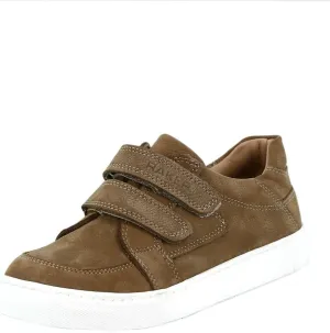 Boys Casual Shoes Genuine Leather Athletic Sneaker Daily Wear Velcro Tennis