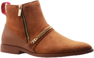 Jazam Men's B-2963 Chuck Nubuck Suede Pull-On Round Toe Chelsea Boots
