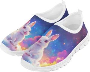 Kids Slip On Tennis Shoes Non Slip Girls Running Sports Shoes for Daily Wear