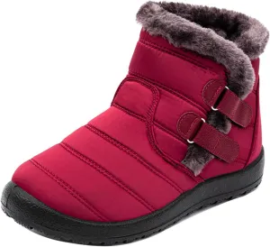 Ladmiple Winter Boots For Women Waterproof Snow Cute Ankle Booties Ladies Warm Fur Lined Thickening Outdoor Walking Shoes