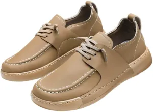 Men's Leather Derby Shoes | Minimalist Oxfords with Contrast Stitching for Versatile Casual Wear