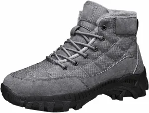 Mens Work Boots Composite Hiking Sneakers Shoes with Hook Loop Women's Workout Shoes Non Steel Toe Platform Shoes Composite Toe Botas Hike Grounded Footwear