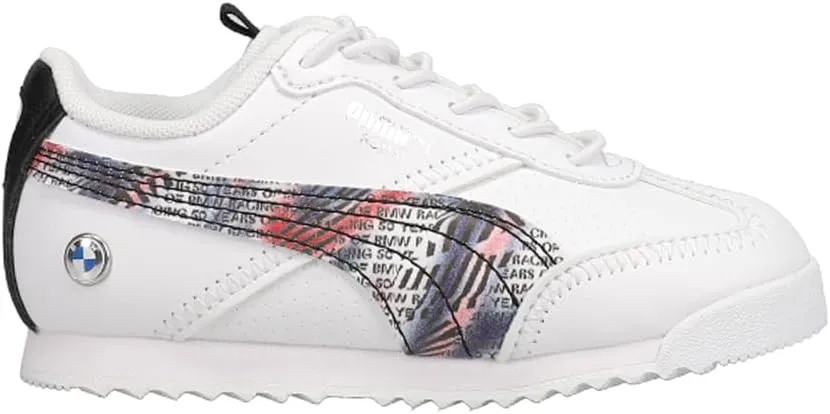 PUMA Toddler Boys BMW MMS Roma Via Slip On Sneakers Shoes Casual - White - Size 8 M