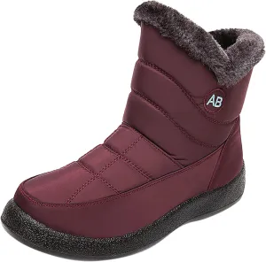 Snow Boots for Women Waterproof Slip On Warm Boots for Ladies Snow Boots Womens Winter Ankle Boots Ladies Womens Snow Boot Ankle Boots for Women Knee High Snow Booties Men