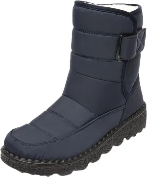 Winter Boots for Women Wide Adults Lined Snow Boots Women Winter Snow Boots Warm Fur Lined Women's Slip On Boot Winter Womens Fall Shoes Men Winter Booties