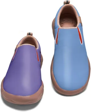 Women's Fashion Travel Shoes Art Painted Comfort Sneakers Slip On Lightweight Casual Loafers Macaron Style