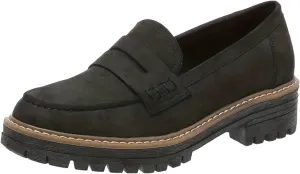Womens Loafers Platform Chunky Penny Loafer Lug Sole Comfortable Slip On Work Office Business Orthopedic Casual Dressy Shoes Arch Support Round Toe Walking Shoe for Daily Wear