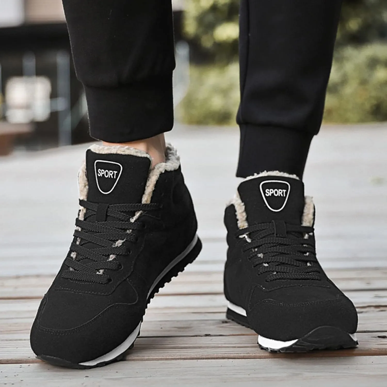 Womens Mens Winter Boots Waterproof Snow Boots Insulated Ankle Booties Trekking Snow Boots Snow Boots for Teens