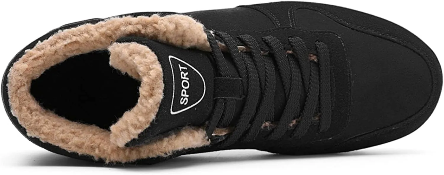 Womens Mens Winter Boots Waterproof Snow Boots Insulated Ankle Booties Trekking Snow Boots Snow Boots for Teens