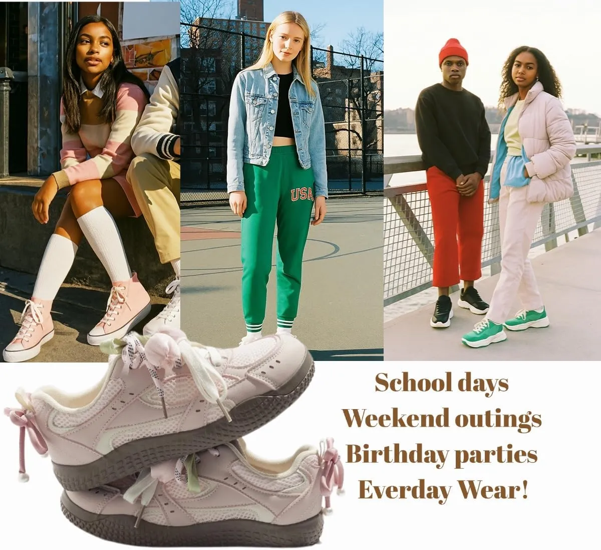 Women's Pink Y2K Lace Butterfly Sneakers Casual Chucky Platform Trainers Soft Sole Breathable Lace-Up Low Top White Shoes for Daily Wear