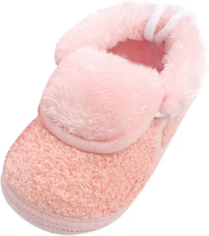 Womens Soft Curly Full Slippers Memory Foam Lightweight House Shoes Cozy Loafer with Fleece Lined