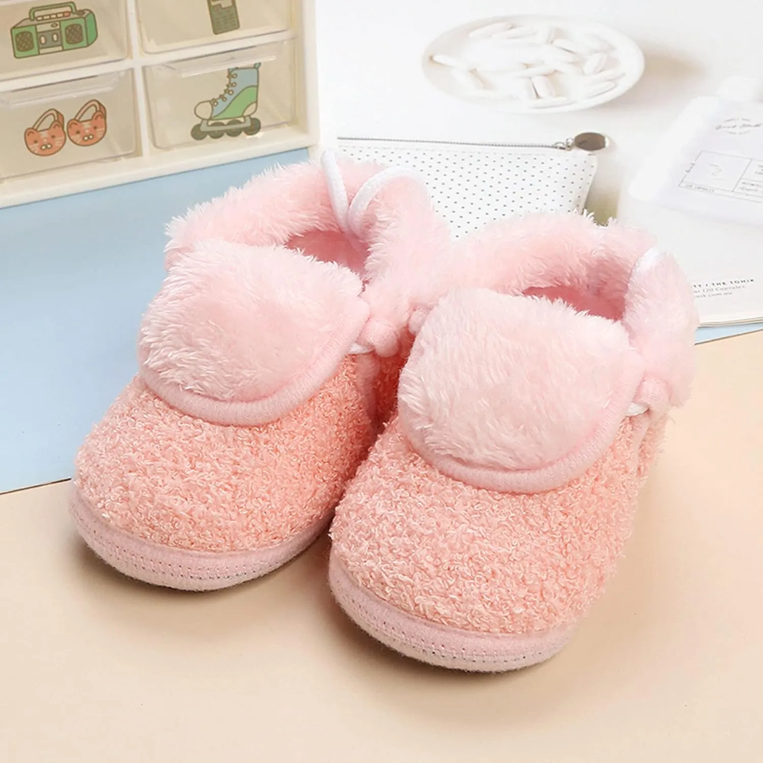 Womens Soft Curly Full Slippers Memory Foam Lightweight House Shoes Cozy Loafer with Fleece Lined