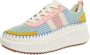 ZSpzx Women's Casual Platform Shoes Multicolour Black Lace Up Low Top Comfortable Breathable Walking Shoe Cushioned Footbed Jogging Tennis Sneaker Round Toe Cute Footwear for Daily Wear